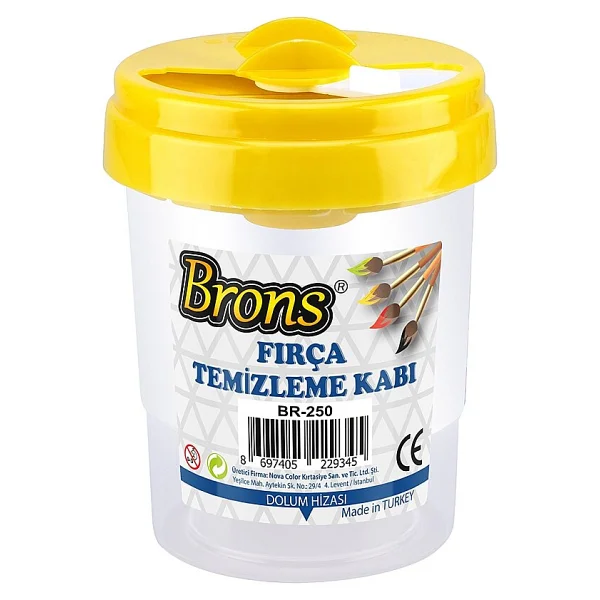 Brons Br-250 3'lü Fırça Temizleme Kabı - Görsel 5