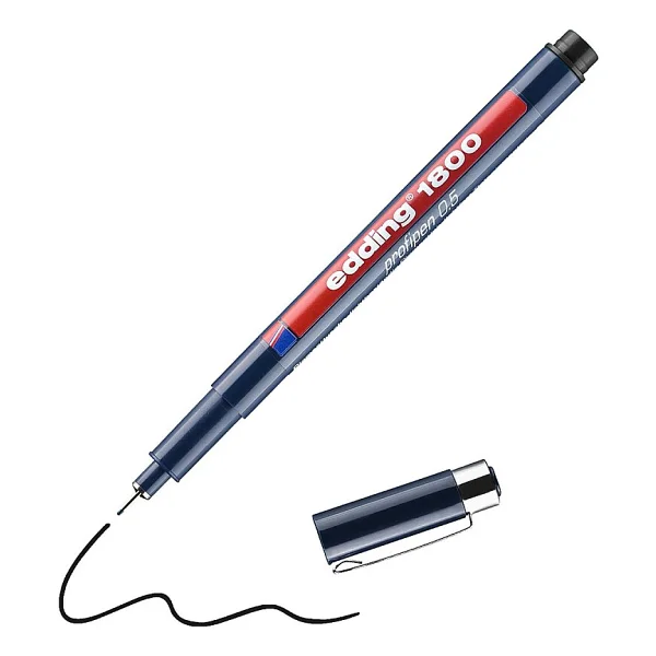 Edding 1800 0.5 Mm Teknik Çizim Kalemi - Görsel 2