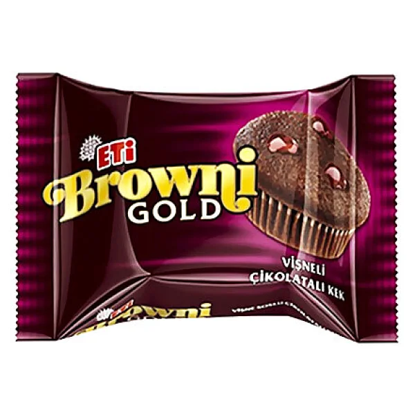 Eti Browni Gold Vişne Soslu Çikolatalı Kek 45 Gr - Görsel 2