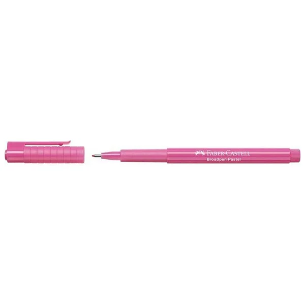Faber-Castell 1554 Broadpen Pembe Keçeli Kalem - Görsel 8