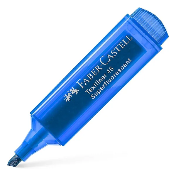 Faber-Castell Textliner 1546 Mavi Fosforlu Kalem - Görsel 7