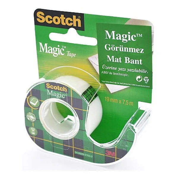 Scotch Magic 19 Mm X 7.5 M Kesicili Bant - Görsel 3