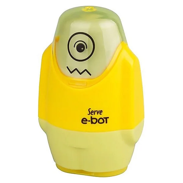 Serve E-Bot Sarı Silgili Kalemtıraş - Görsel 5