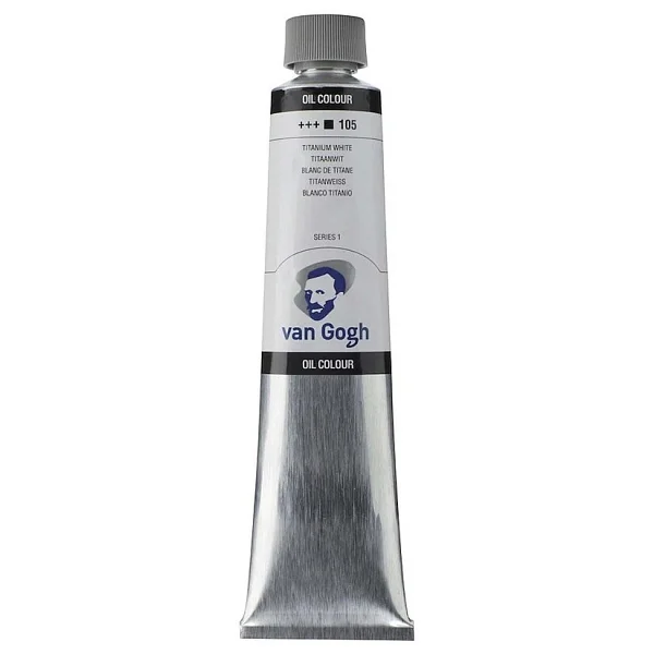 Talens Van Gogh 200 Ml Yağlı Boya 105 Titanium White - Görsel 4