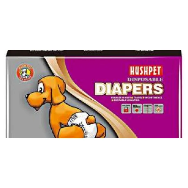Hushpet Ultra Emici Köpek Külot Çiş Pedi 12'li (M) - Görsel 2