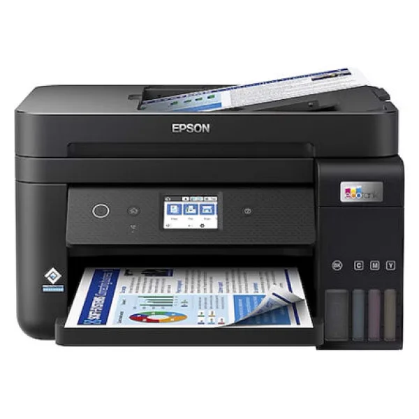 Epson Ecotank L6290 Wi-Fi + Tarayıcı + Fotokopi + Faks Renkli Çok Fonksiyonlu Tanklı Mürekkep Püskürtmeli Yazıcı - Görsel 3