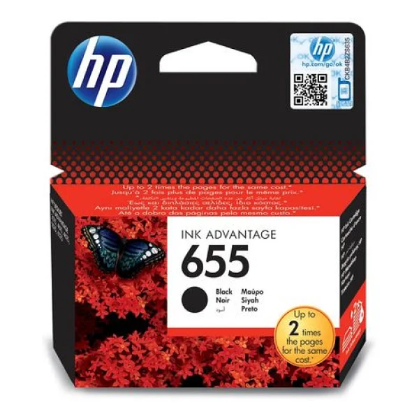 HP 655 CZ109AE Siyah Kartuş - Görsel 6