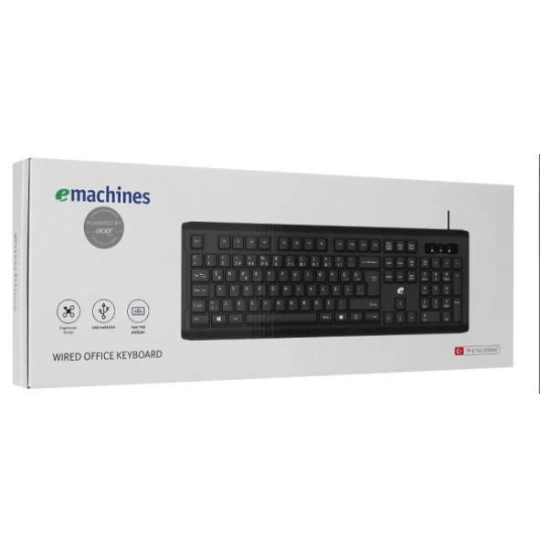Acer Emachines Eak9821 Siyah Q Kablolu Klavye - Görsel 3