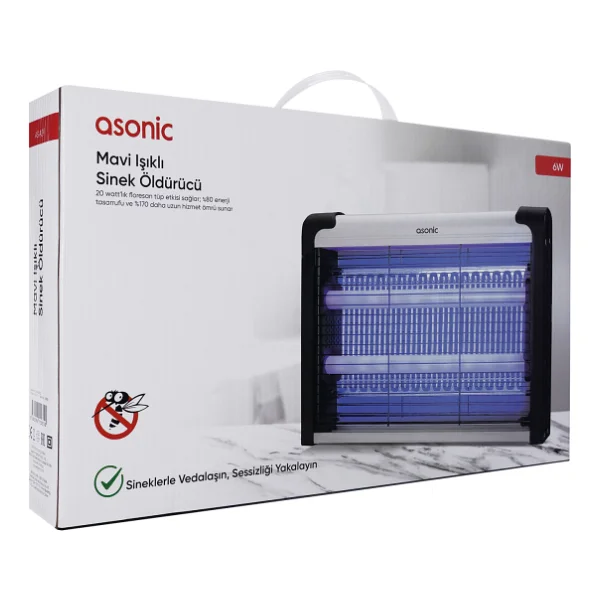 Asonic As-A29 6 W LED Elektrikli Sinek Öldürücü - Görsel 6