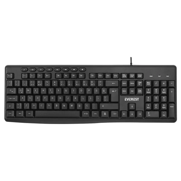 Everest KB-619 Q Kablolu Klavye - Görsel 2