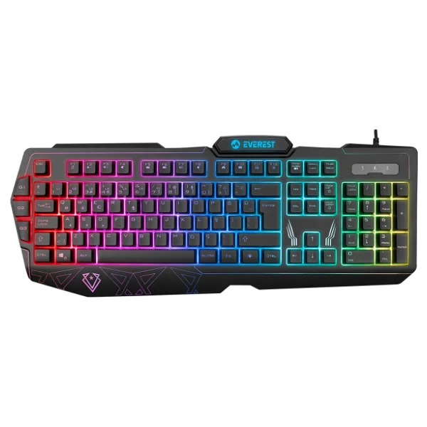 Everest Formula Combo Km-6168 RGB Kablolu Klavye Mouse Seti - Görsel 2