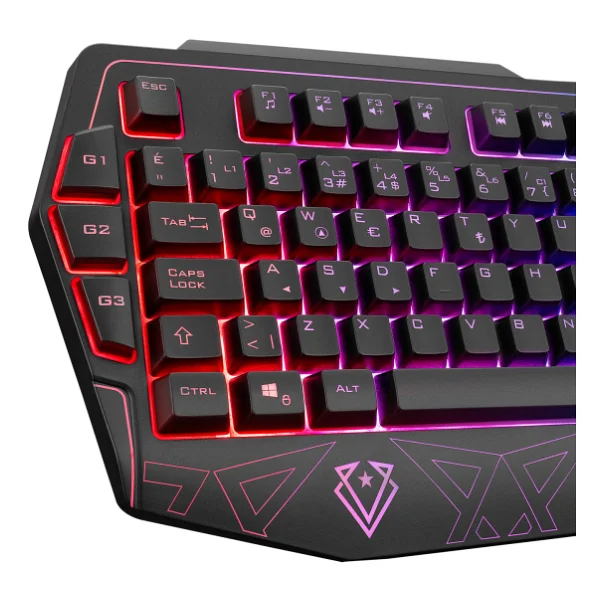 Everest Formula Combo Km-6168 RGB Kablolu Klavye Mouse Seti - Görsel 4