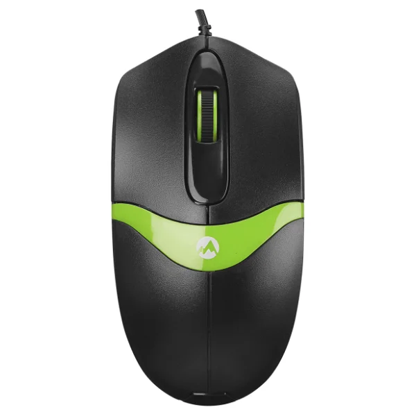 Everest SM-220 Siyah-Yeşil Optik Kablolu Mouse - Görsel 2