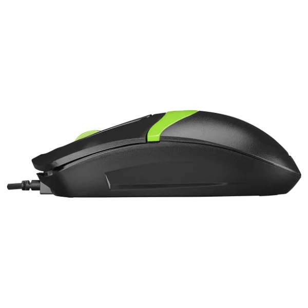 Everest SM-220 Siyah-Yeşil Optik Kablolu Mouse - Görsel 4