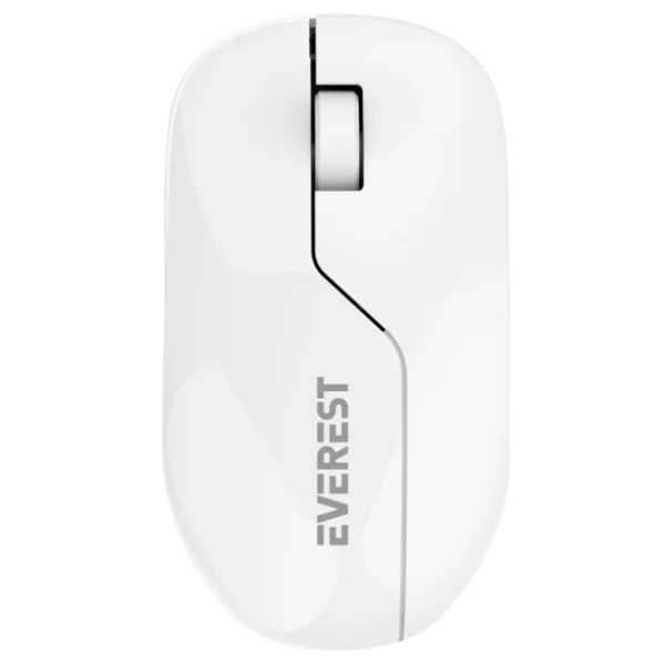 Everest Smw-973 Beyaz-Gri Optik Kablosuz Mouse - Görsel 2