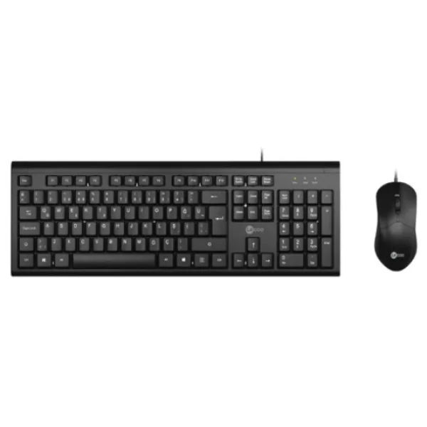 Lenovo Lecoo Cm101 Siyah Kablolu Klavye Mouse Seti - Görsel 3