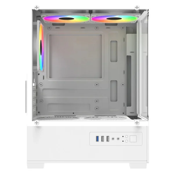 Power Boost Pb-M5001 Rainbow Fanlı 500 W Micro Atx Oyuncu Kasası - Görsel 5