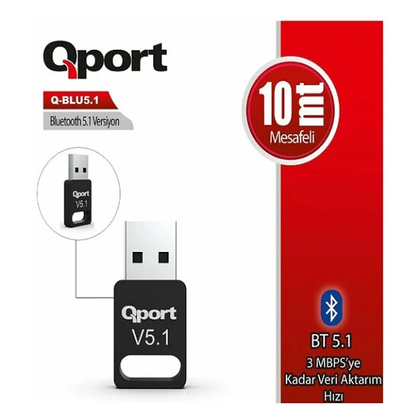 Qport Q-Blu5.1 5.1 Bluetooth Adaptör - Görsel 2