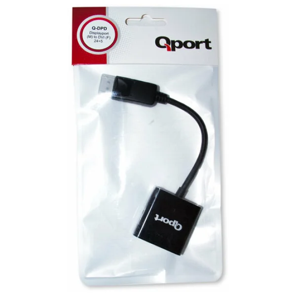 Qport Q-DPD DisplayPort to DVI Dönüştürücü - Görsel 3