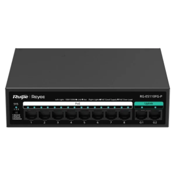 Ruijie Reyee Rg-Es110fg-P 10 Port Switch - Görsel 2