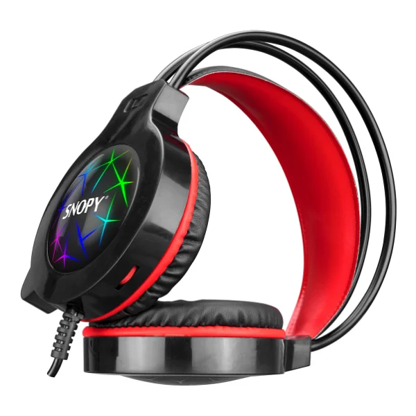 Snopy Crazy Sn-Gx7 USB Kablolu Kulak Üstü Oyuncu Kulaklığı - Görsel 3