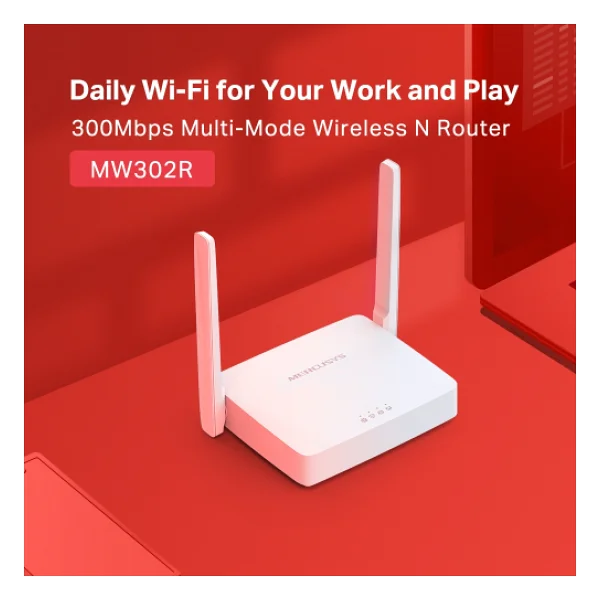 Mercusys Mw302r 2 Port 300 Mbps Router - Görsel 5