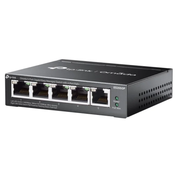 Tp-Link Omada Es205gp 5 Port 10/100/1000 Mbps Yönetilebilir Gigabit Poe Switch - Görsel 3