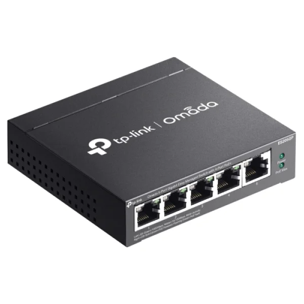 Tp-Link Omada Es205gp 5 Port 10/100/1000 Mbps Yönetilebilir Gigabit Poe Switch - Görsel 4