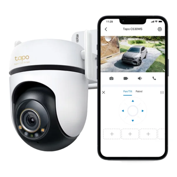 Tp-Link Tapo C530ws Speed Dome 5 Mp 360 Derece Gece Görüşlü Ip Wi-Fi Güvenlik Kamerası - Görsel 4