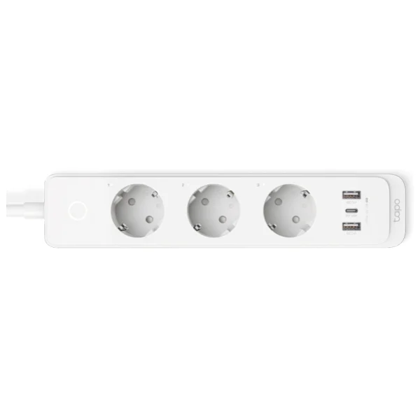 Tp-Link Tapo P300 3'lü 2 USB 1 Type-C Wi-Fi Akıllı Priz - Görsel 2