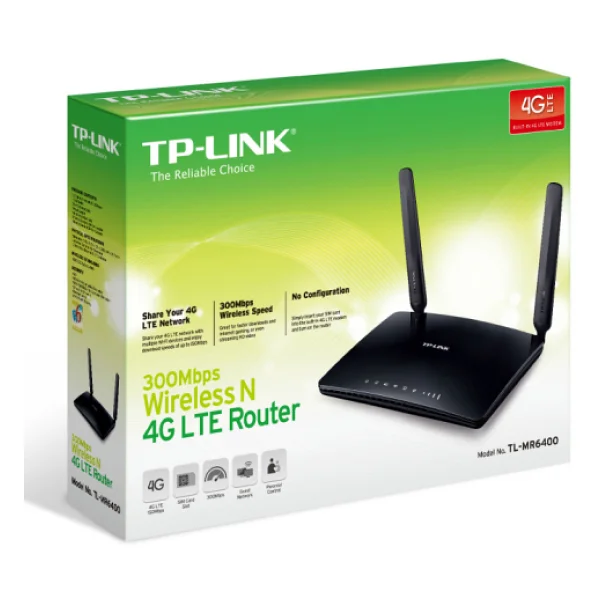 Tp-Link Tl-Mr6400 4 Port 300 Mbps 4g Modem - Görsel 5