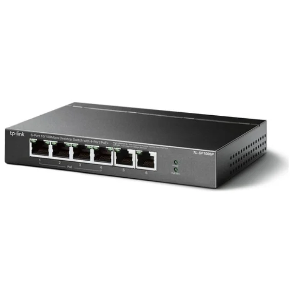 Tp-Link Tl-Sf1006p 6 Port 10/100 Mbps Switch - Görsel 2