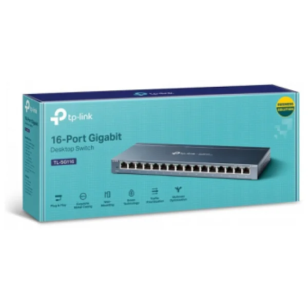 Tp-Link Tl-Sg116 16 Port 10/100/1000 Mbps Gigabit Switch - Görsel 2