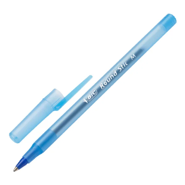 Bic Round Stick 1.0 mm Tükenmez Kalem Mavi - Görsel 5