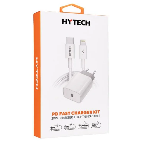 Hytech Hy-Xe40pd 20w Lightning Kablolu Hızlı Şarj Aleti - Görsel 7