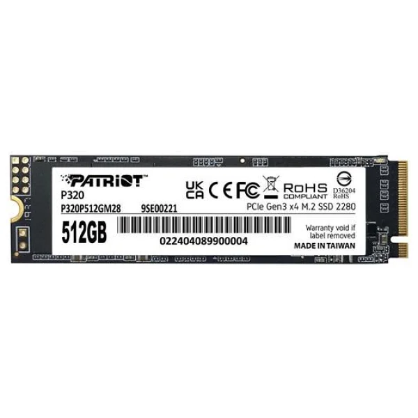Patriot P320 P320p512gm28 Pcı-Express 3.0 512 GB M.2 SSD - Görsel 6