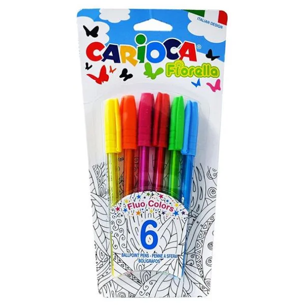 Carioca Tükenmez Kalem Fıorella 6 Lı 42774 - Görsel 5