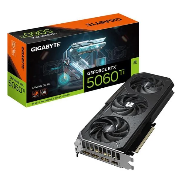 Gigabyte Geforce Rtx5060ti Gaming Oc 8g 8gb Gddr7 128 Bit Dlss 4 Ekran Kartı - Görsel 2