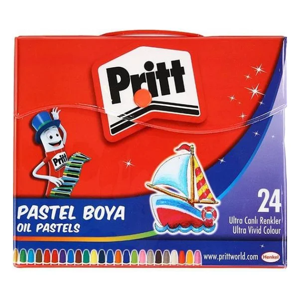 Pritt Çantalı 24'lü Pastel Boya - Görsel 9