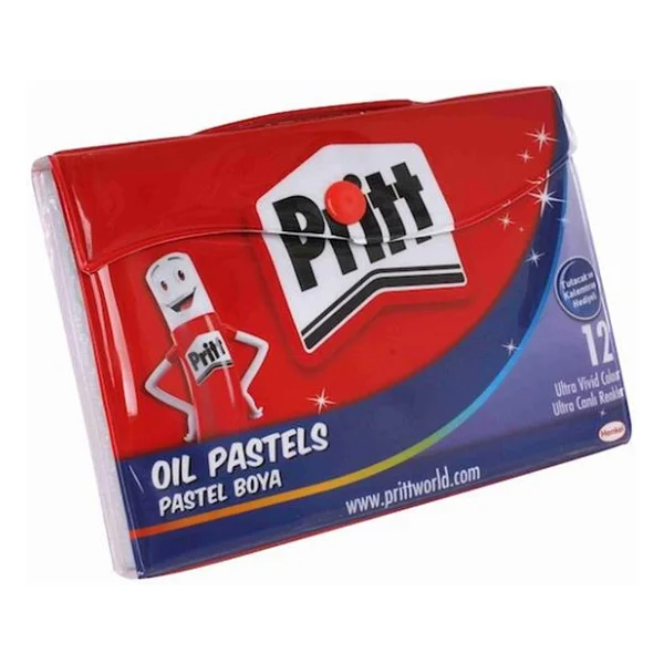 Pritt Çantalı 12'li Pastel Boya - Görsel 6
