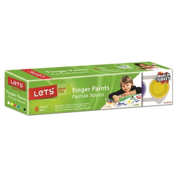 Lets 6 Renk Parmak Boyası L5500 - Görsel 3