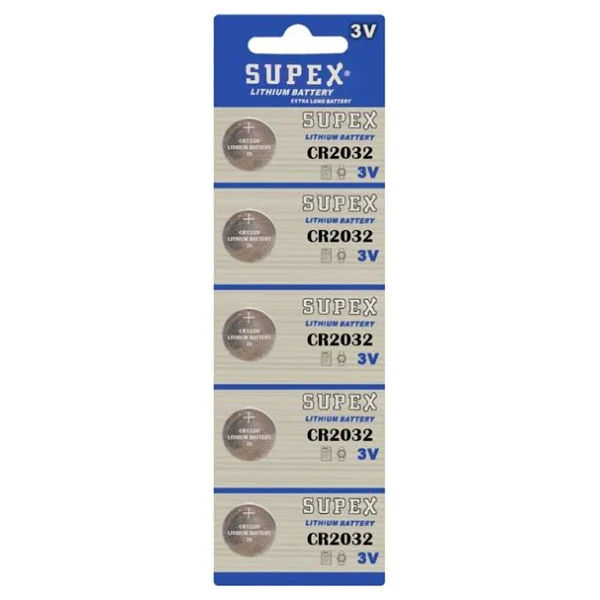 Supex Cr2032 3v 5'li Lityum Düğme Pil - Görsel 5