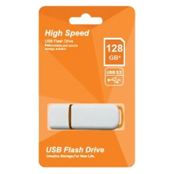 Elba 128gb Plastik Beyaz-Turuncu 3.2 USB Flash Bellek - Görsel 6