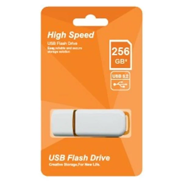Elba 256gb Plastik Beyaz-Turuncu 3.2 USB Flash Bellek - Görsel 7