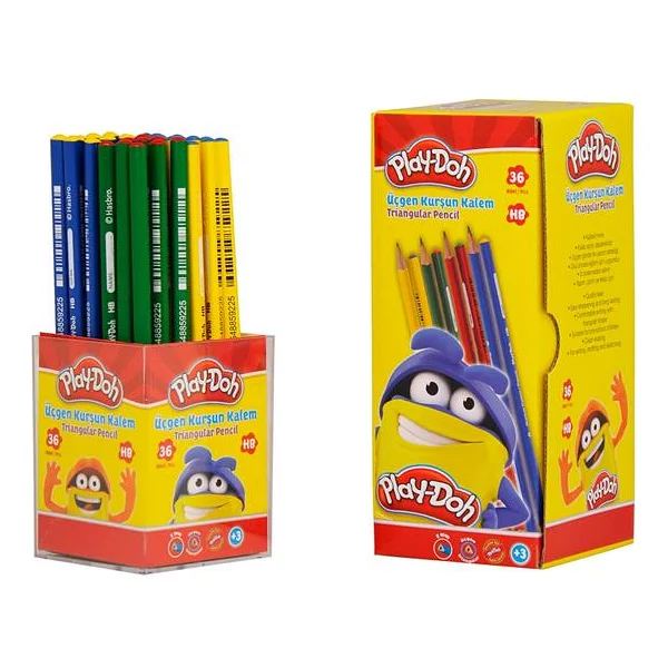 Play-Doh Play-Kk003 36'lı Üçgen Kurşun Kalem - Görsel 5