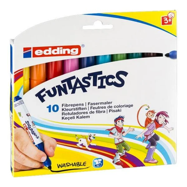 Edding Funtastics 14 Kalın Uçlu 10'lu Keçeli Kalem - Görsel 5