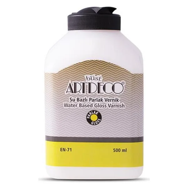 Artdeco 500 Ml Su Bazlı Parlak Vernik - Görsel 5