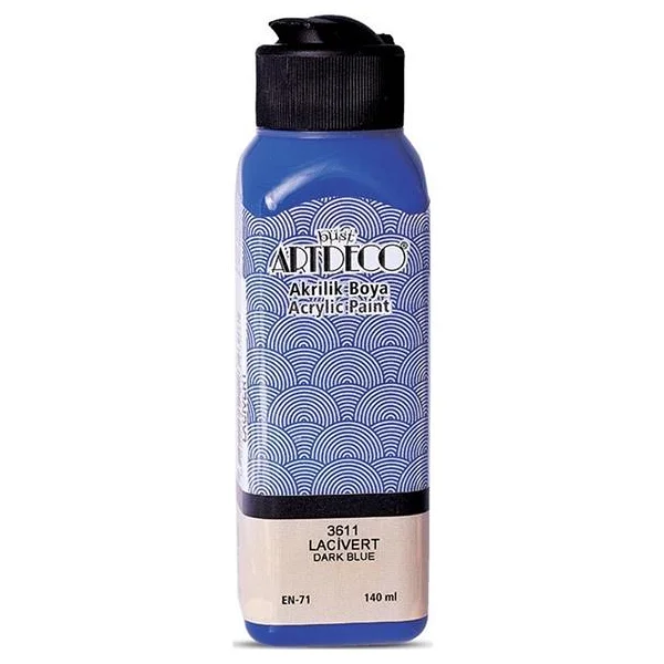 Artdeco 140 Ml 3611 Lacivert Akrilik Boya - Görsel 4