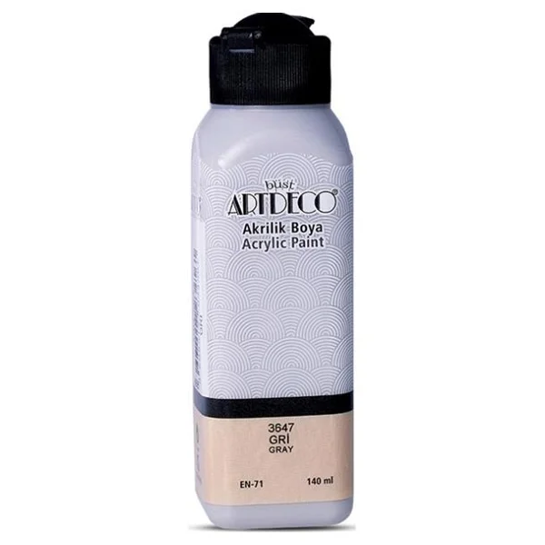 Artdeco 140 Ml 3647 Gri Akrilik Boya - Görsel 6