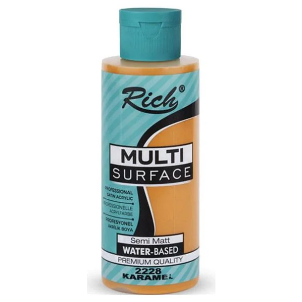 Rich Multi Surface 120 Cc 2228 Karamel Akrilik Boya - Görsel 6